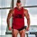 Men's Clothing Sports Muscle Waistcoat Training Sleeveless T Shirt Trendy Casual Loose Fitness Clothes Vest_viptrois.com