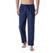 Men's Clothing Youth Solid Color Non Elastic Casual Cotton And Linen Ordinary Straight Trousers Mid Waist Spot Men's Casual Trousers_viptrois.com