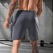 "Men's Quick-Dry Gym Shorts - Breathable Athletic Training Shorts With High Elasticity, Loose Fit For Running, Workout & Casual Wear (XXS-XXXL)"_viptrois.com
