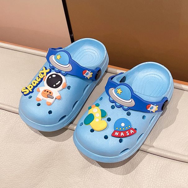 2023 New Astronaut Hole Summer Boys and Girls Baby Baotou Garden Shoes Two Wear Children's Slippers_viptrois.com