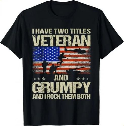 T-shirtt-shirti 2026 Have Two Titles Veteran And Grumpy Funny Dad_viptrois.com