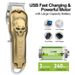 Kemei Km-1961 Cutting Hine Rechargeable Trimmer Professional Barber Cut Electric Hair Clipper_viptrois.com