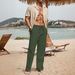 Men's Cotton Linen Drawstring Trousers - Literary Retro Style Casual Pants | Breathable Comfortable Loose Fit Summer Pants_viptrois.com