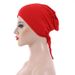 Muslim hat Modal mercerized cotton elastic elastic tie cap with adjustable turana chemo cap_viptrois.com