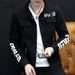 Men's Clothing Men's Handsome Thin Jacket Men's Korean Style Slim Denim Jacket Trendy Spring and Summer Personalized Men's Versatile Denim Jacket_viptrois.com