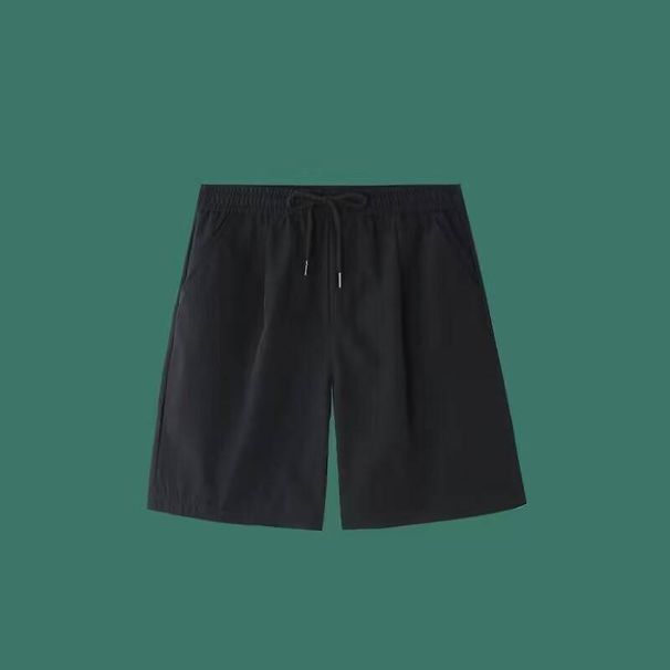Men's Clothing Wide Leg Pants Men's Summer Thin Ice Silk Drape Elastic Striped Casual Pants Trendy Loose Straight Sports Trousers_viptrois.com