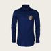 Slim Fit Cotton Blend Shirt With Colorful Printed Butterfly Pockets Long Sleeve Casual Business Style Black White Striped Pure Color_viptrois.com