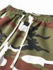 Men's Summer Capri Shorts Loose Fit Multi Pocket Sports Casual Cargo Pants Drawstring Waist Stylish Versatile_viptrois.com