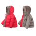 Kids Clothing children's lambskin cotton coat boys new cotton coat girls baby thickened hooded cotton coat small and medium children's winter clothes_viptrois.com