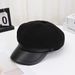 New Octagonal Autumn Winter Face Slimming Beret Women's Fashionable Painter British Fashion Hat_viptrois.com