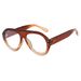 Women's Glasses Rice Nail Toad Shaped Flat Glasses New Anti Blue Light Personality Glasses Frame Ins Net Red High End Glasses Frame_viptrois.com