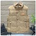 Autumn 2026 Fashion European-USA Style Waistcoat Youth/Men Polyester Stand Collar Single-Breasted Printing Sleeveleaa Loose Thick Warm Cotton Vest_viptrois.com