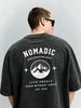 Men's Clothing Heavy Washed Cotton Short Sleeved T Shirt Casual Trend Unisex Summer Ins Black Round Neck Top Trendy Versatile Half Sleeve_viptrois.com