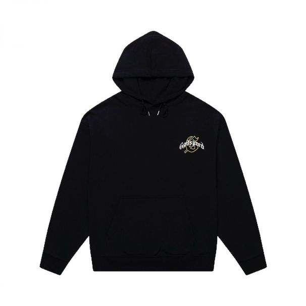 Trendy Brand Skull Print Heavy Cotton Unisex High Street Hooded Sweatshirt Long Sleeve Fashion_viptrois.com