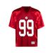 Men's Clothing New High Street Sports Men And Women Digital Letter Print Mesh Ball Clothing Loose T Shirt_viptrois.com