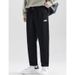 Men's Gray Casual Pants Loose Straight Leg Wide Leg Sports Style Trendy Spring Autumn Versatile Men's Bottoms_viptrois.com