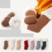 Kid's Clothing Spanish Super Thick Wool Lambskin Children's Floor Socks Solid Color Plus Velvet Baby Socks Non Slip Baby Floor Socks_viptrois.com