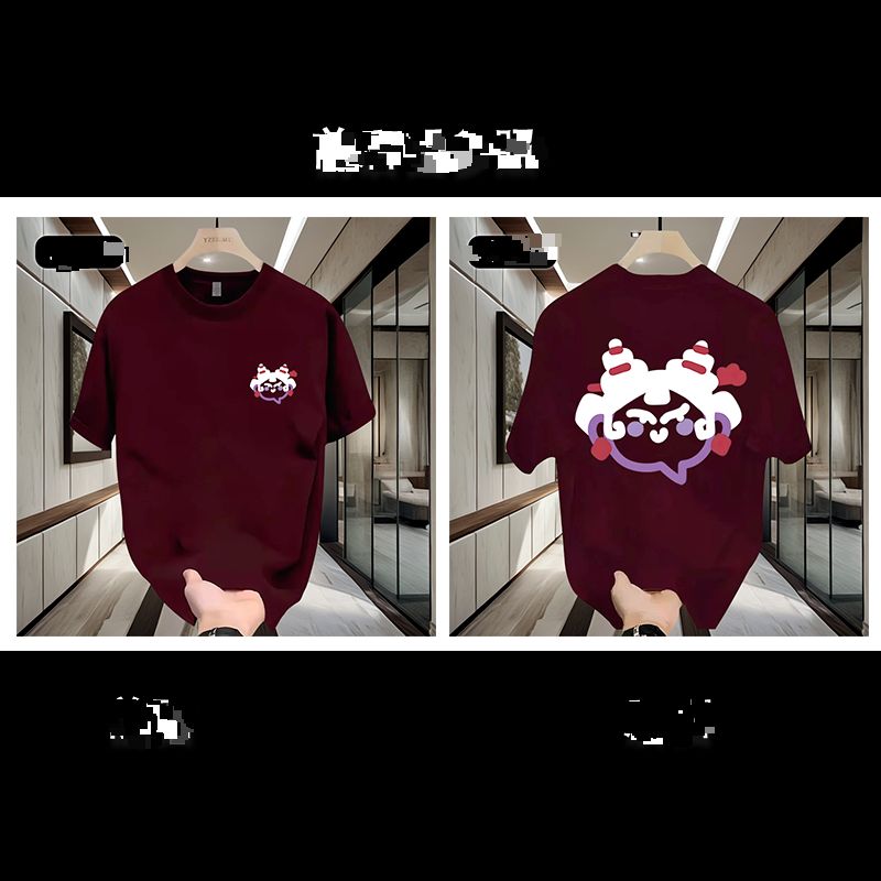 New Summer Ins Niche Simple Internet Celebrity Style Male And Female Couples Versatile Loose Cotton T-shirt Design Advanced Sense_viptrois.com