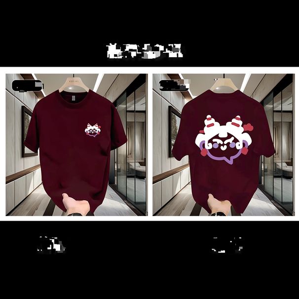 New Summer Ins Niche Simple Internet Celebrity Style Male And Female Couples Versatile Loose Cotton T-shirt Design Advanced Sense_viptrois.com