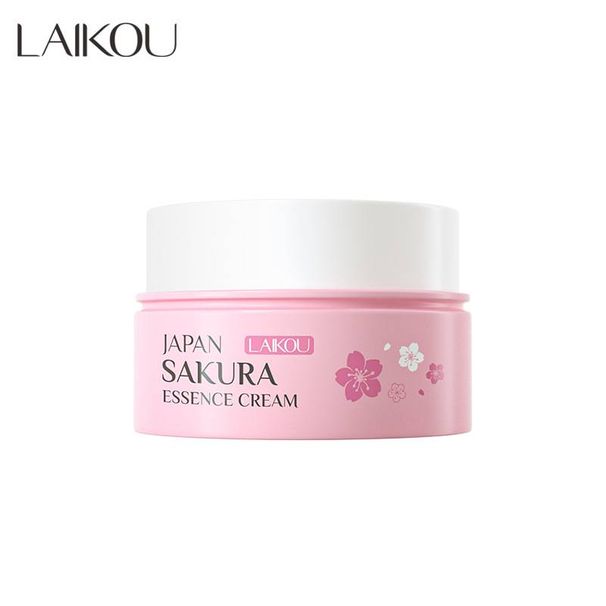 LAIKOU Japan Sakura Moisturizing Essence Cream, 8g - Mini Travel Size For Hydration And Moisturization_viptrois.com