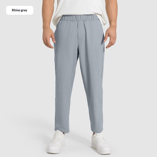 Men's Casual Pants For Spring/Summer: Thin, Quick Drying, Loose Fit, Versatile Straight Leg Pants, Fitness Running Sports Pants DMK004_viptrois.com