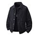 Men's Clothing Loose Fit Slim Denim Jacket For Men Basic Simple Solid Color All Match Tops Douyin Autumn Thick Men's Jacket_viptrois.com