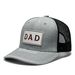 Unisex The DAD letters on the leather tag of the baseball cap are suitable for travel and wear_viptrois.com