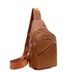 Men's Stylish Crossbody Sling Bag - Waterproof PU Leather, Large Capacity, Adjustable Strap For Travel, Gym & Business (Black, Khaki, Dark Brown)_viptrois.com