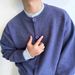 Autumn And Winter Vintage Cardigan Casual Loose Contrasting Button Jacket Knitted Sweater_viptrois.com