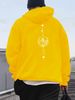 Men's Autumn And Winter Casual Fashion Loose Hooded Sweatshirt, Mountain Moon Star Print Warm Long Sleeved Pullover_viptrois.com