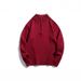 Men's Clothing Half Zip Pullover Sweater Slim Long Sleeved Slim Fit Half-Zip Pullover Sweater - Breathable & Moisture-Wicking Long Sleeve Knit Top_viptrois.com