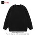 Loom European And American Street Letter Base Unisex Trendy Loose Japanese Retro Pullover Wool Lazy Style Knitted Sweater_viptrois.com