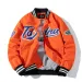 Embroidered Jackets Men: Hip Hop Style Baseball Jacket, Vintage Letter Design, Unisex Streetwear Windbreaker For_viptrois.com