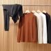 Men's & Women's Thermal Long Sleeve T-Shirt – Winter Warm Fleece Lined Casual Round Neck Top (Multiple Colors & Sizes)_viptrois.com