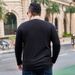 Large Size Men's Spring And Autumn Lapel Collar Business T-shirt Men's Fat POLO Pocket T-shirt Men's Winter Fattened Large Bottoming Shirt_viptrois.com