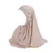 Adult or teenage girl three flower chain pleated hat Malay gauze scarf H357_viptrois.com
