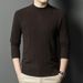 Men's Clothing Wool Sweater Premium 100% Wool Men's High Neck Sweater - Warm & Comfortable Winter Pullover For Business & Casual Wear_viptrois.com