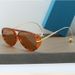 High-End Aviator Sunglasses - Double Beam Frog Mirror, Large Frame Fashion Sunglasses_viptrois.com