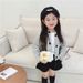 Cute Little Girl Children's Bag Fashionable New Bow Flower Shoulder Messenger Bag Chain Coin Purse_viptrois.com