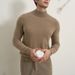 "Men's Relaxed Fit Turtleneck Sweater - Soft Wool Blend Pullover For Autumn & Winter"_viptrois.com