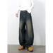 Men's Clothing Retro Silhouette Machete Jeans Loose Structure Design Wide Leg Pants_viptrois.com