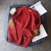 Oversized Retro Knit Sweater For Men - Straight Cut Pullover With Crewneck, Machine Washable Polyester Blend For Casual Wear_viptrois.com