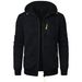 New Men's Sports Fitness Casual Jacquard Sweater Cardigan Hooded Jacket Knitted Cardigan_viptrois.com