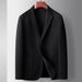 Men's Clothing Men's casual suit autumn and winter light luxury business single western single breasted knitted rocker suit jacket_viptrois.com