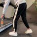 Spring And Autumn Trendy Brand Men's Summer Nine-Point Pants 2023 New Men's Pants Handsome Thin Sports Casual Pants_viptrois.com
