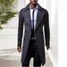Loom Loom Paris Show European And American African Long Trench Street Fashion High-end Men's Double-breasted Slim Wool Coat_viptrois.com