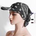 Ladies new spring and summer sun protection hat cashew flower lightweight baseball hat cotton amoeba headscarf hat_viptrois.com