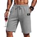 Men's Waffle Knit Shorts - Lightweight Summer Casual Drawstring Beach Shorts With Stretch, Quick-Dry & Comfort Fit For Swimming, Vacation, Lounge_viptrois.com