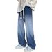 Men' Gradient Wide Leg Pant 2025 Spring And Autumn New Tyle Looe Autumn Traight Tube Handome Veratile Trendy_viptrois.com