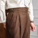 Men's Clothing Casual High Waist Suit Trousers Men Autumn Paris Buckle Business Drape Straight Trousers Retro Drape Suit Trousers_viptrois.com